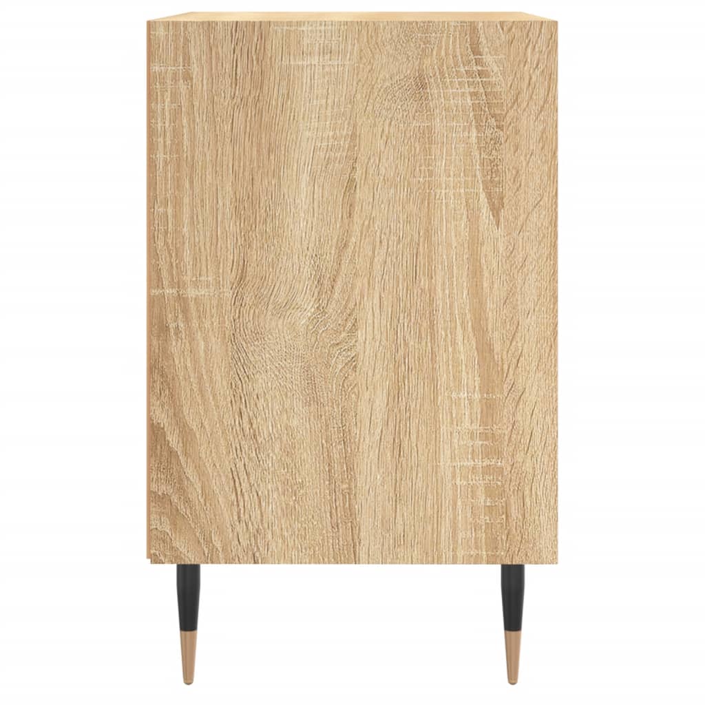 Sonoma Oak Bedside Cabinets 2pcs - 40x30x50cm Engineered Wood
