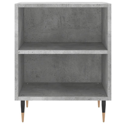 Concrete Grey Bedside Cabinets, 2 Pcs, 40x30x50 cm, Engineered Wood