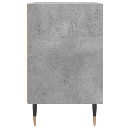 Concrete Grey Bedside Cabinets, 2 Pcs, 40x30x50 cm, Engineered Wood