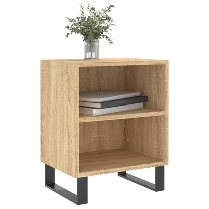 Sonoma Oak Bedside Cabinets 2pcs, 40x30x50 cm, Engineered Wood
