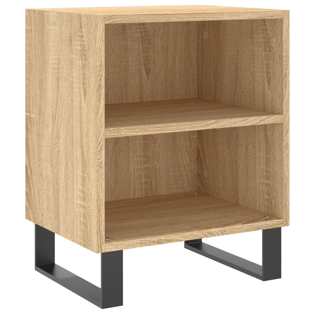 Sonoma Oak Bedside Cabinets 2pcs, 40x30x50 cm, Engineered Wood