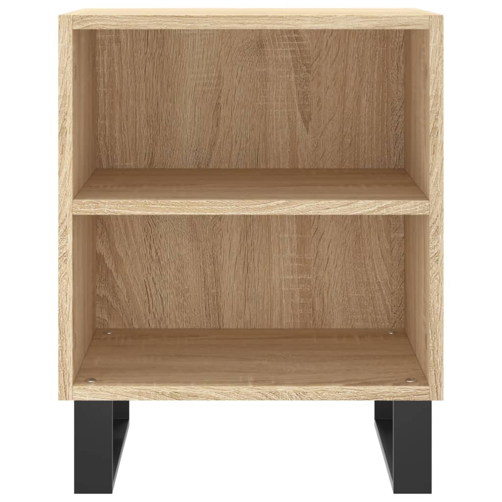 Sonoma Oak Bedside Cabinets 2pcs, 40x30x50 cm, Engineered Wood