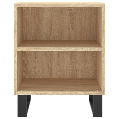 Sonoma Oak Bedside Cabinets 2pcs, 40x30x50 cm, Engineered Wood