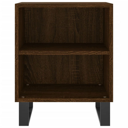 Brown Oak Bedside Cabinet, 40x30x50 cm, Engineered Wood