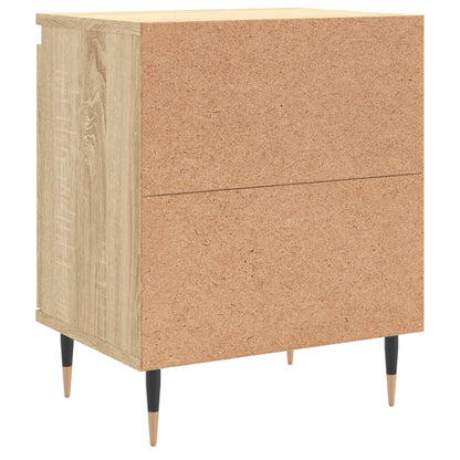 Sonoma Oak Bedside Cabinets 2pcs - Engineered Wood 40x30x50cm