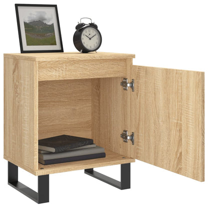 Sonoma Oak Bedside Cabinets 2 Pcs - 40x30x50 cm Engineered Wood