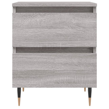 Grey Sonoma Bedside Cabinet 40x35x50 cm - Engineered Wood