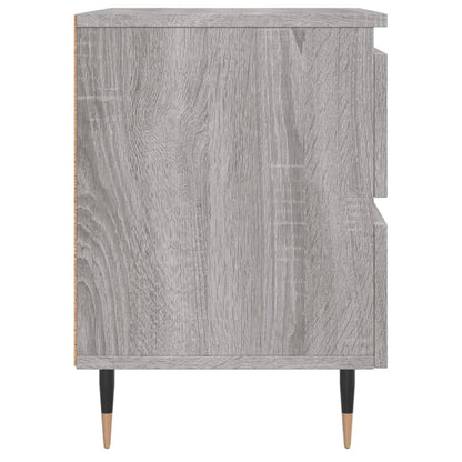 Grey Sonoma Bedside Cabinet 40x35x50 cm - Engineered Wood