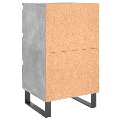 Concrete Grey Bedside Cabinets 2pcs, Engineered Wood, 40x35x69 cm