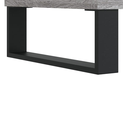 2 Grey Sonoma Bedside Cabinets 40x35x69 cm Engineered Wood