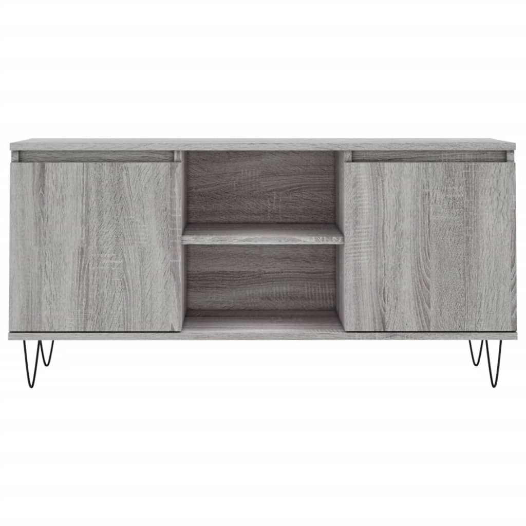 TV Cabinet Grey Sonoma 104x35x50 cm Engineered Wood