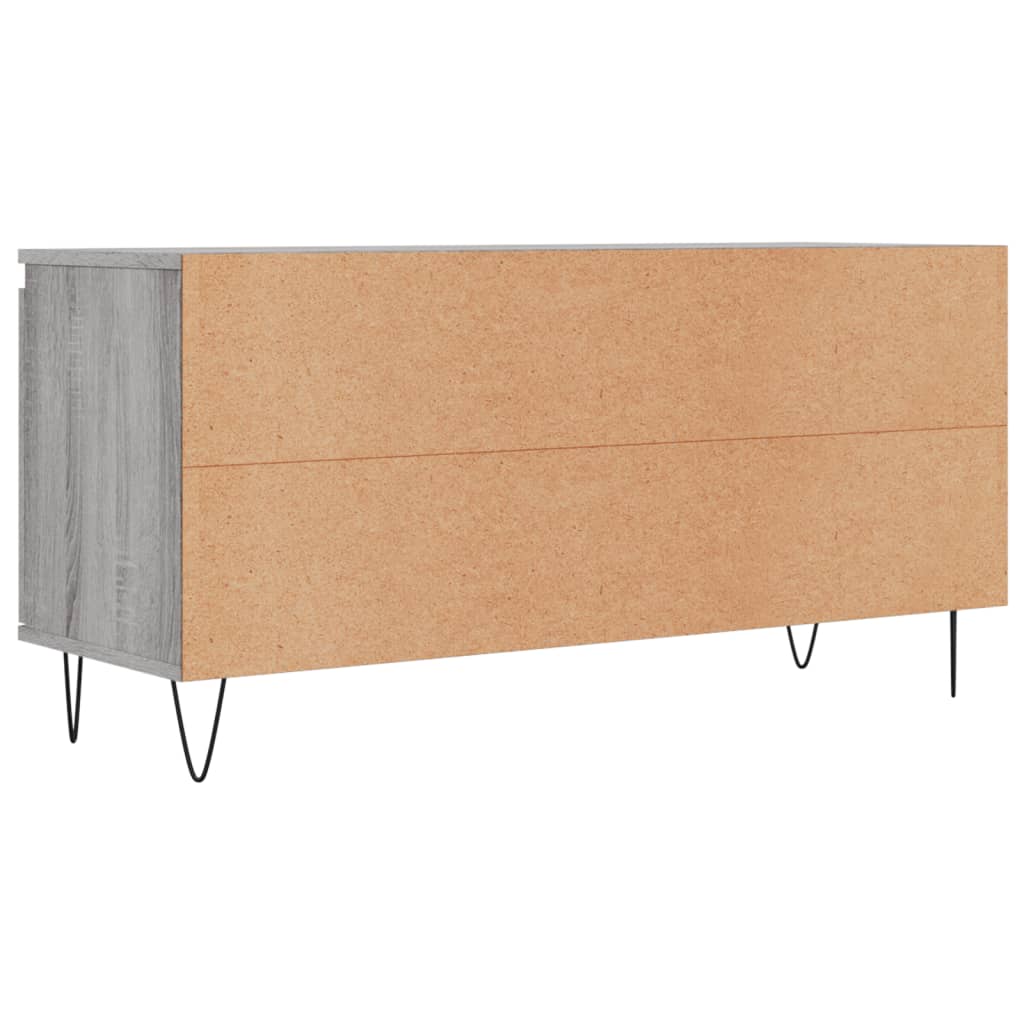 TV Cabinet Grey Sonoma 104x35x50 cm Engineered Wood