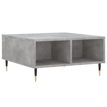 Coffee Table Concrete Grey 60x60x30 cm Engineered Wood