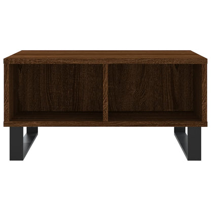 Coffee Table Brown Oak 60x60x30 cm Engineered Wood