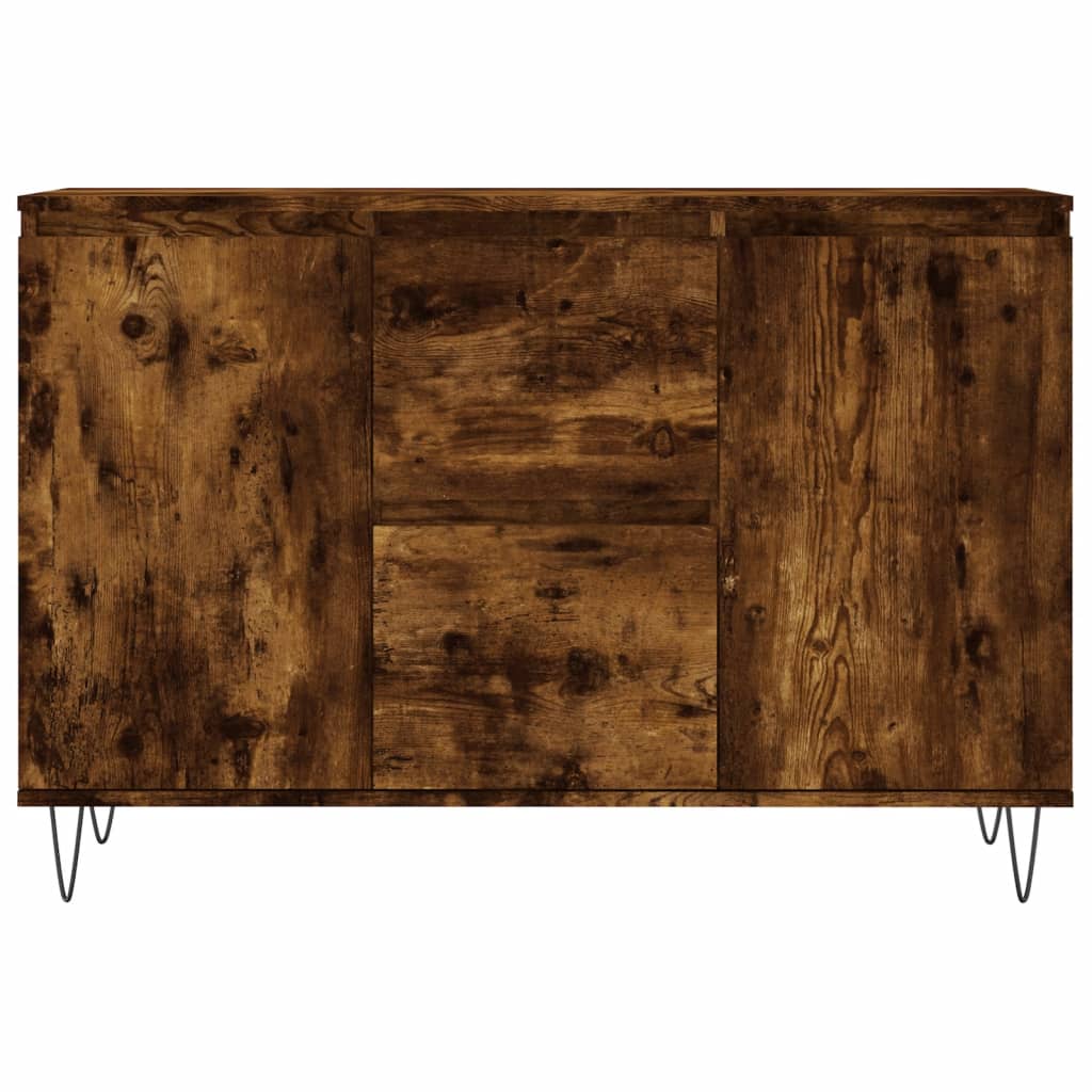 Sideboard Smoked Oak 104x35x70 cm Engineered Wood