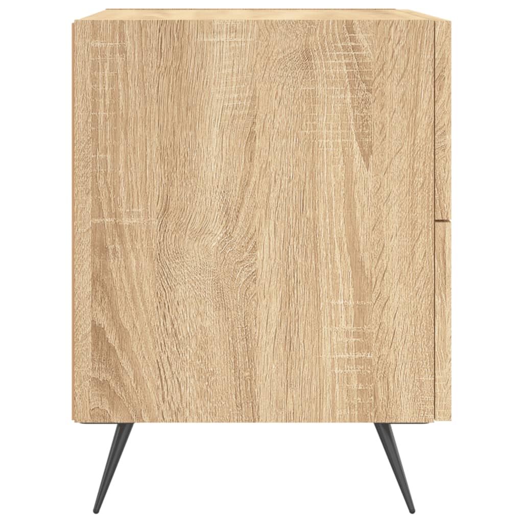 Sonoma Oak Bedside Cabinets 2 pcs - Engineered Wood 40x35x47.5 cm
