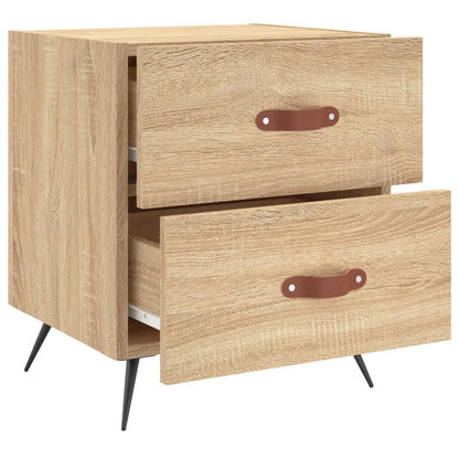 Sonoma Oak Bedside Cabinets 2 pcs - Engineered Wood 40x35x47.5 cm