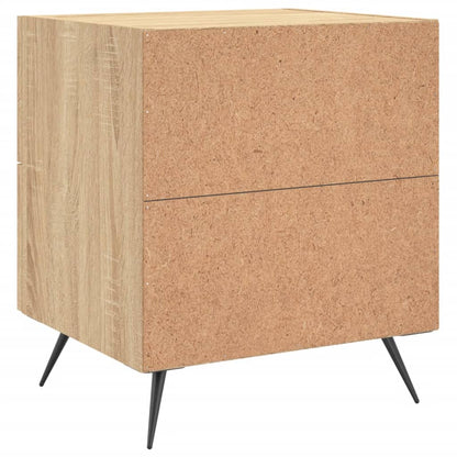 Sonoma Oak Bedside Cabinets 2 pcs - Engineered Wood 40x35x47.5 cm