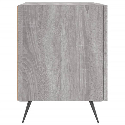 Grey Sonoma Bedside Cabinets 2pcs, 40x35x47.5 cm, Engineered Wood