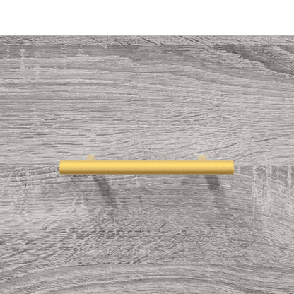 Grey Sonoma Engineered Wood Bedside Cabinets 2pcs, 40x35x47.5cm