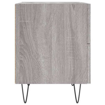 Grey Sonoma Bedside Cabinets 2 pcs - 40x35x47.5 cm Engineered Wood