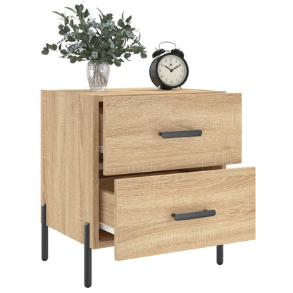 Sonoma Oak Bedside Cabinets 2 pcs - Engineered Wood 40x35x47.5 cm