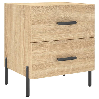 Sonoma Oak Bedside Cabinets 2 pcs - Engineered Wood 40x35x47.5 cm