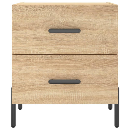 Sonoma Oak Bedside Cabinets 2 pcs - Engineered Wood 40x35x47.5 cm
