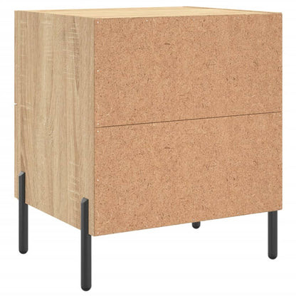 Sonoma Oak Bedside Cabinets 2 pcs - Engineered Wood 40x35x47.5 cm