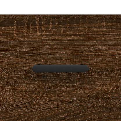 Brown Oak Bedside Cabinets 2 pcs, 40x35x47.5cm, Engineered Wood