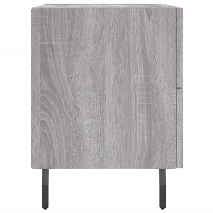 Grey Sonoma Bedside Cabinets 2 pcs - 40x35x47.5 cm Engineered Wood