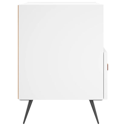 White Engineered Wood Bedside Cabinets Set, 2 pcs, 40x35x47.5 cm