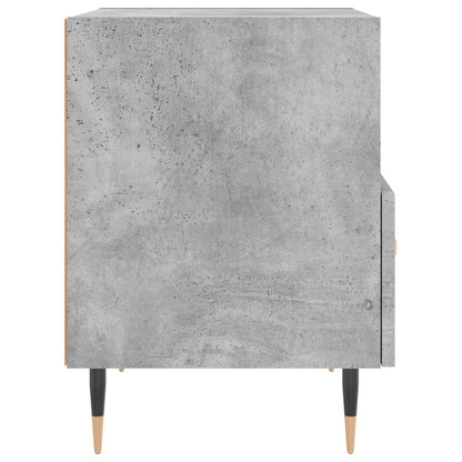 Concrete Grey Bedside Cabinets 2 Pcs, Engineered Wood, 40x35x47.5 cm