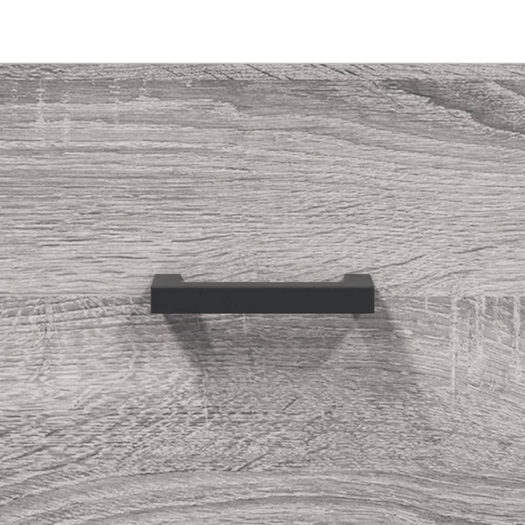 Grey Sonoma Engineered Wood Bedside Cabinets 2 pcs, 40x35x47.5 cm