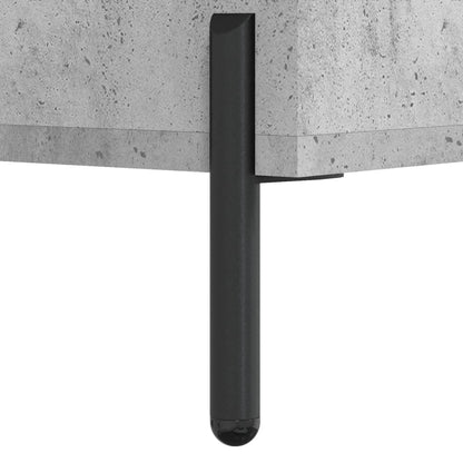 Concrete Grey Bedside Cabinets 2 pcs | Engineered Wood, 40x35x47.5 cm
