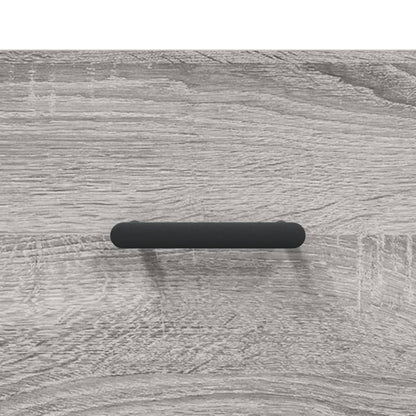 Grey Sonoma Bedside Cabinets - Set of 2, 40x35x47.5 cm, Engineered Wood