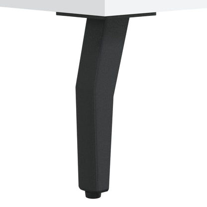 White Engineered Wood Bedside Cabinets - Set of 2 (40x35x47.5 cm)