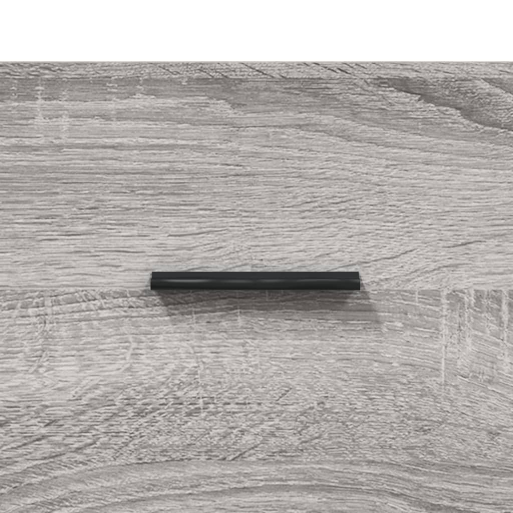 Grey Sonoma Bedside Cabinets Set of 2 - 40x35x47.5 cm Engineered Wood