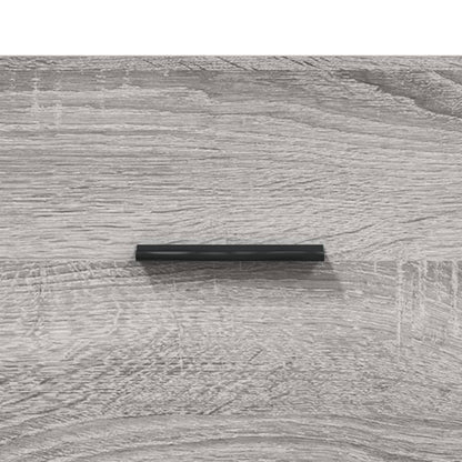 Grey Sonoma Bedside Cabinets Set of 2 - 40x35x47.5 cm Engineered Wood