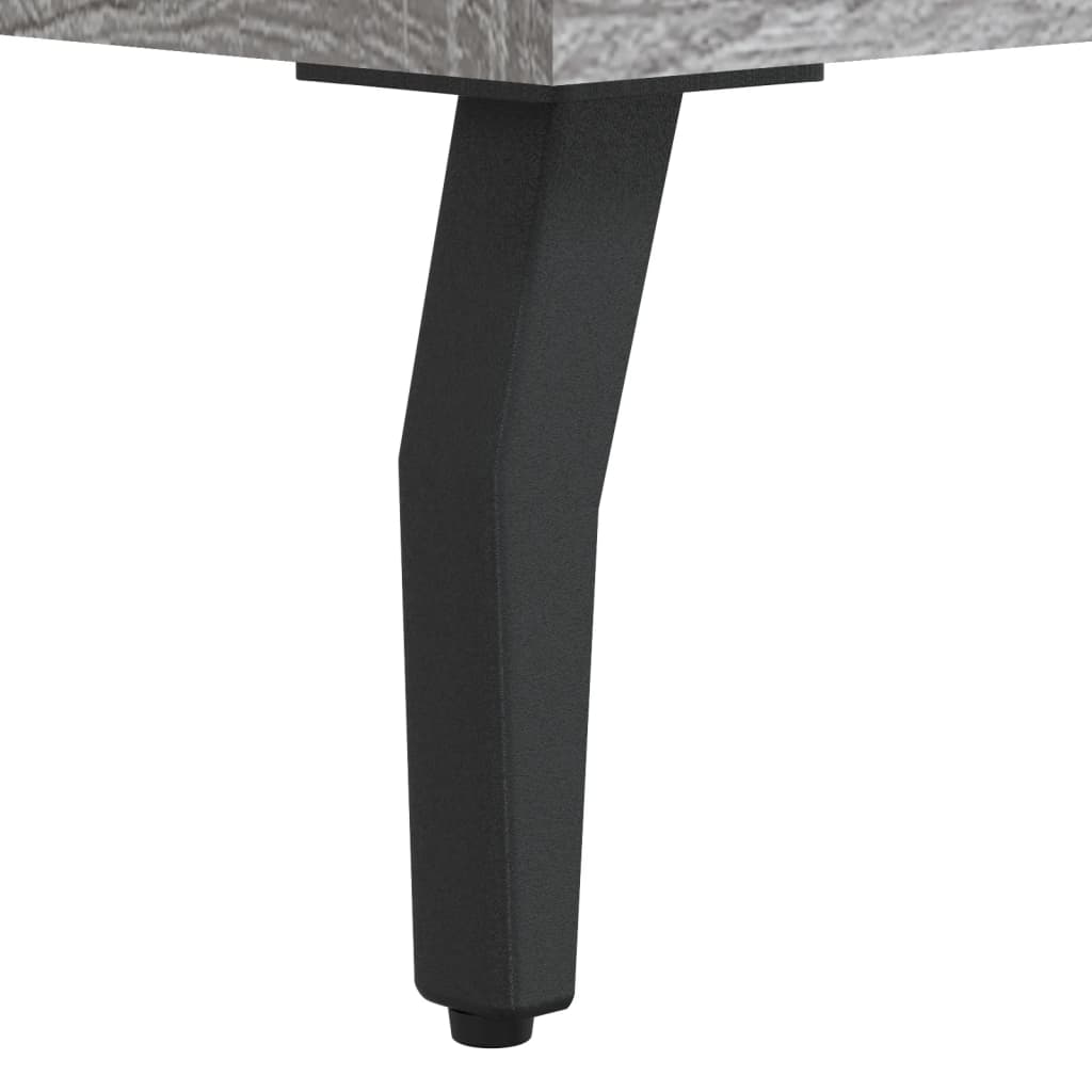 Grey Sonoma Bedside Cabinets Set of 2 - 40x35x47.5 cm Engineered Wood