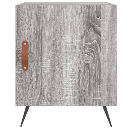 Set of 2 Grey Sonoma Bedside Cabinets, 40x40x50 cm, Engineered Wood