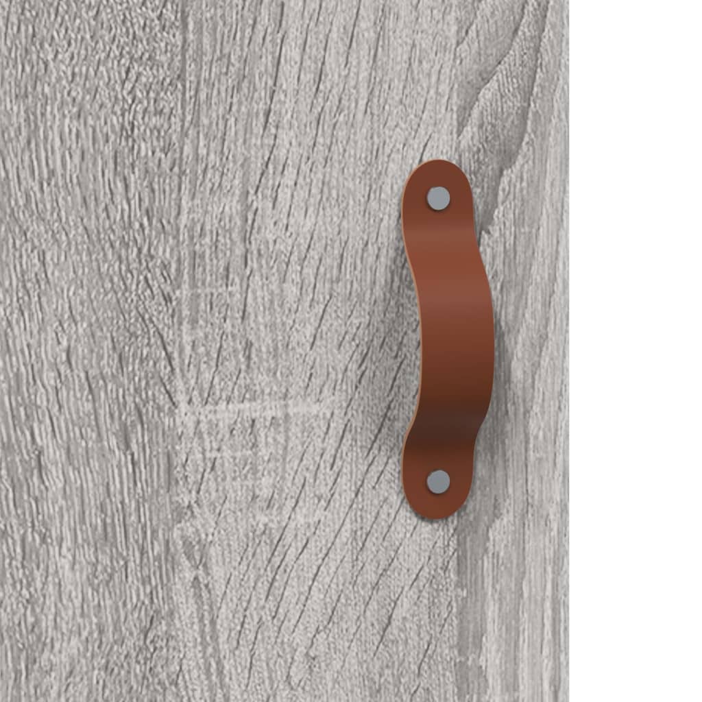 Set of 2 Grey Sonoma Bedside Cabinets, 40x40x50 cm, Engineered Wood