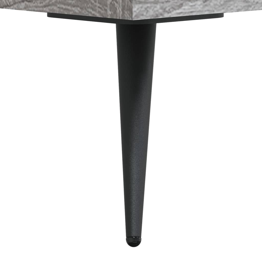 Set of 2 Grey Sonoma Bedside Cabinets, 40x40x50 cm, Engineered Wood