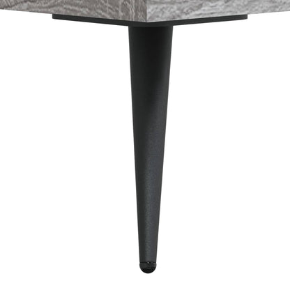 Set of 2 Grey Sonoma Bedside Cabinets, 40x40x50 cm, Engineered Wood