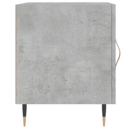 Concrete Grey Bedside Cabinets 2 pcs, 40x40x50 cm Engineered Wood