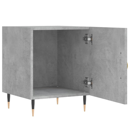Concrete Grey Bedside Cabinets 2 pcs, 40x40x50 cm Engineered Wood