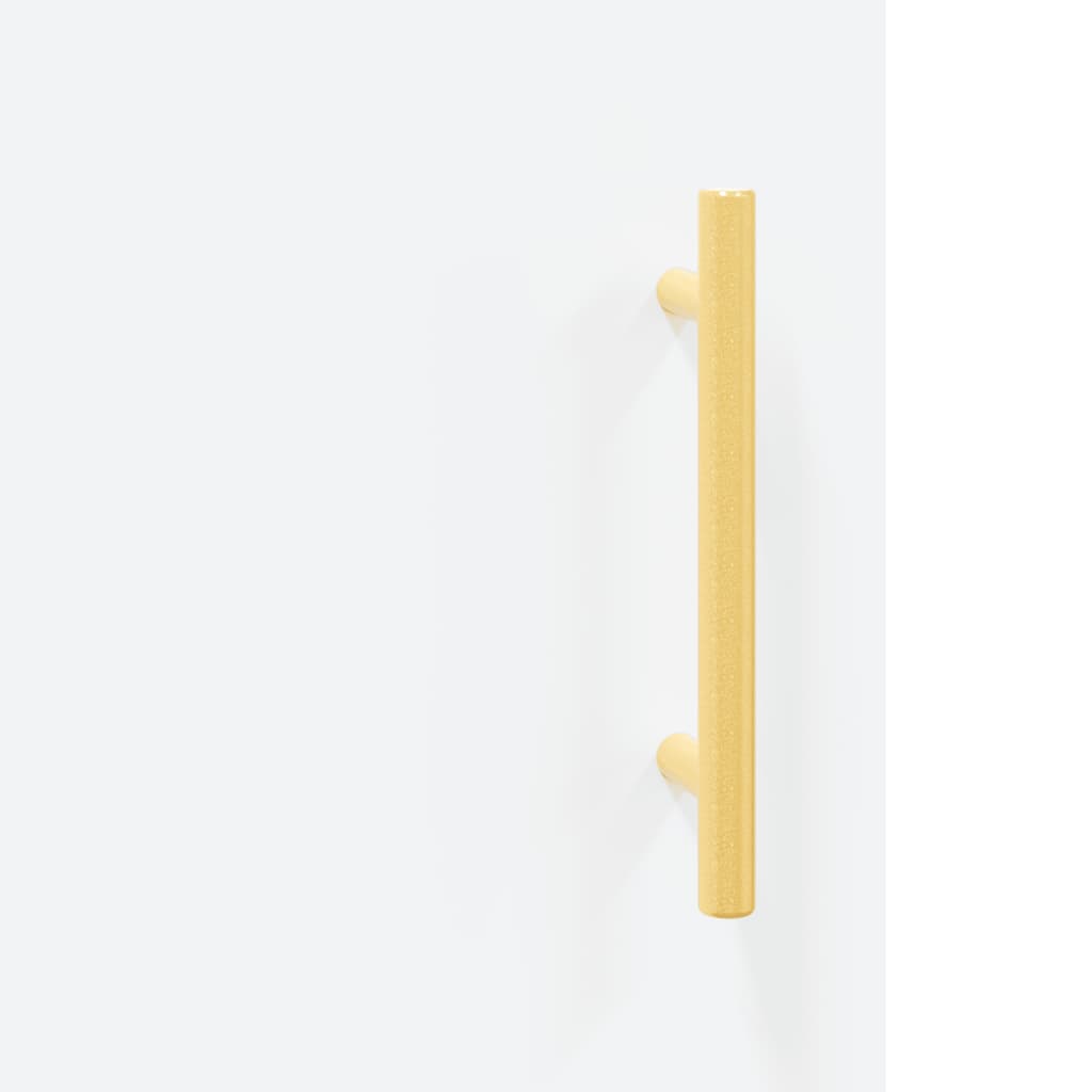 White Bedside Cabinets Set of 2 - Engineered Wood 40x40x50 cm