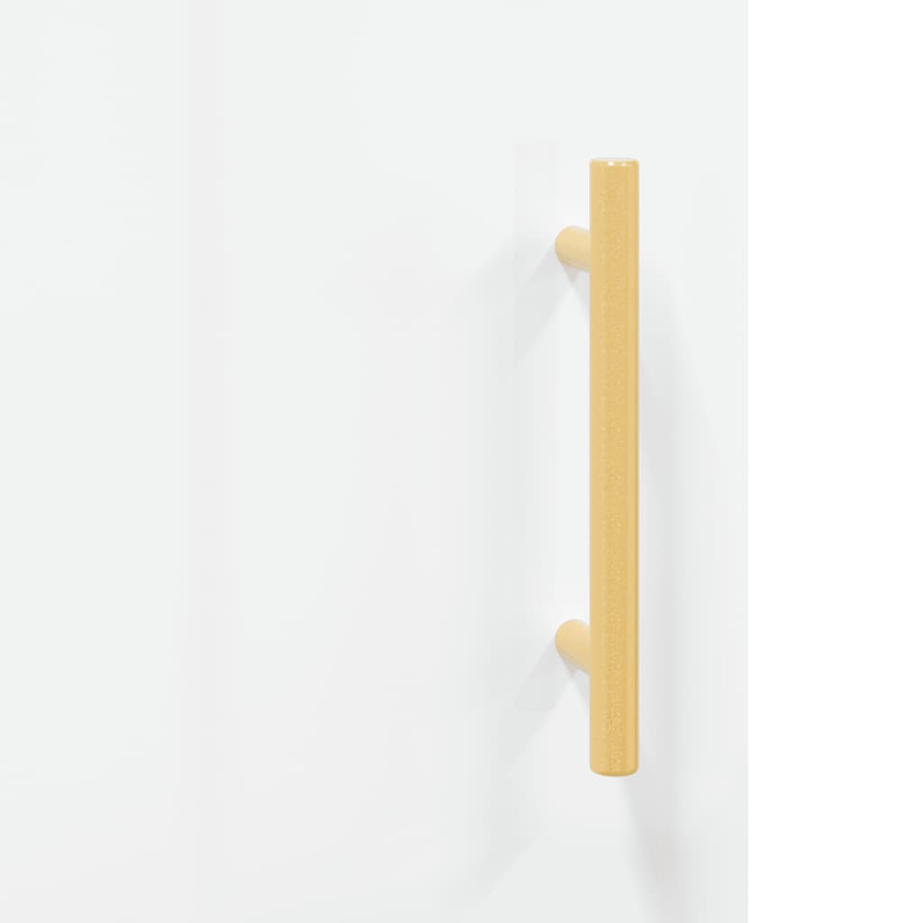 High Gloss White Bedside Cabinets 2 pcs, Engineered Wood, 40x40x50 cm