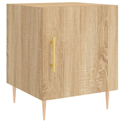 Sonoma Oak Bedside Cabinets 2pcs - 40x40x50 cm Engineered Wood