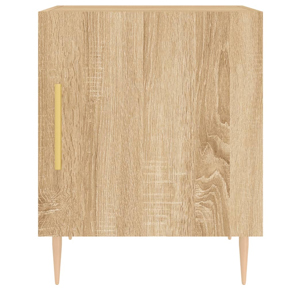 Sonoma Oak Bedside Cabinets 2pcs - 40x40x50 cm Engineered Wood